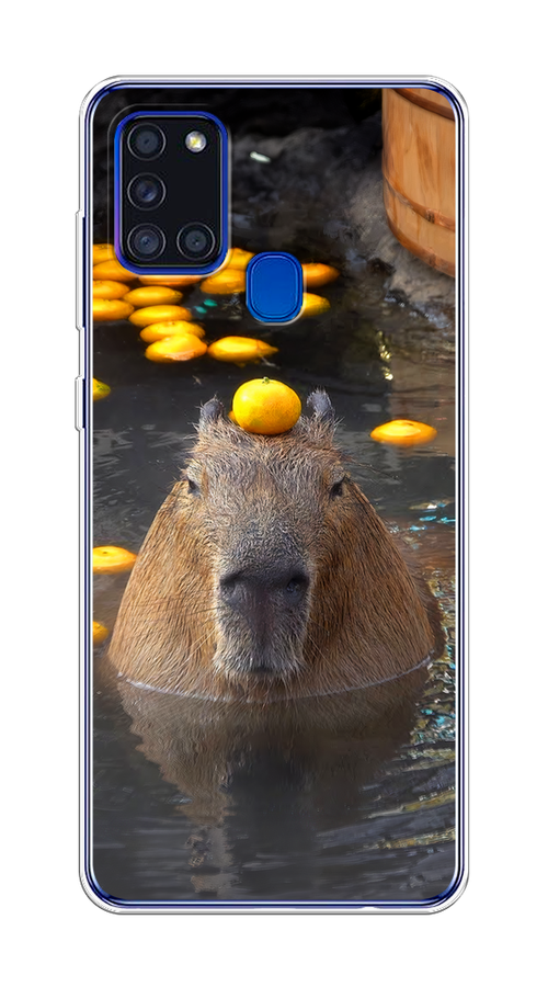 Чехол на Samsung Galaxy A21s "Капибара отдыхает", Коричневый;оранжевый;серый, 2100250-1
Чехол на Samsung Galaxy A21s "Капибара отдыхает", Коричневый;оранжевый;серый, 2100250-1