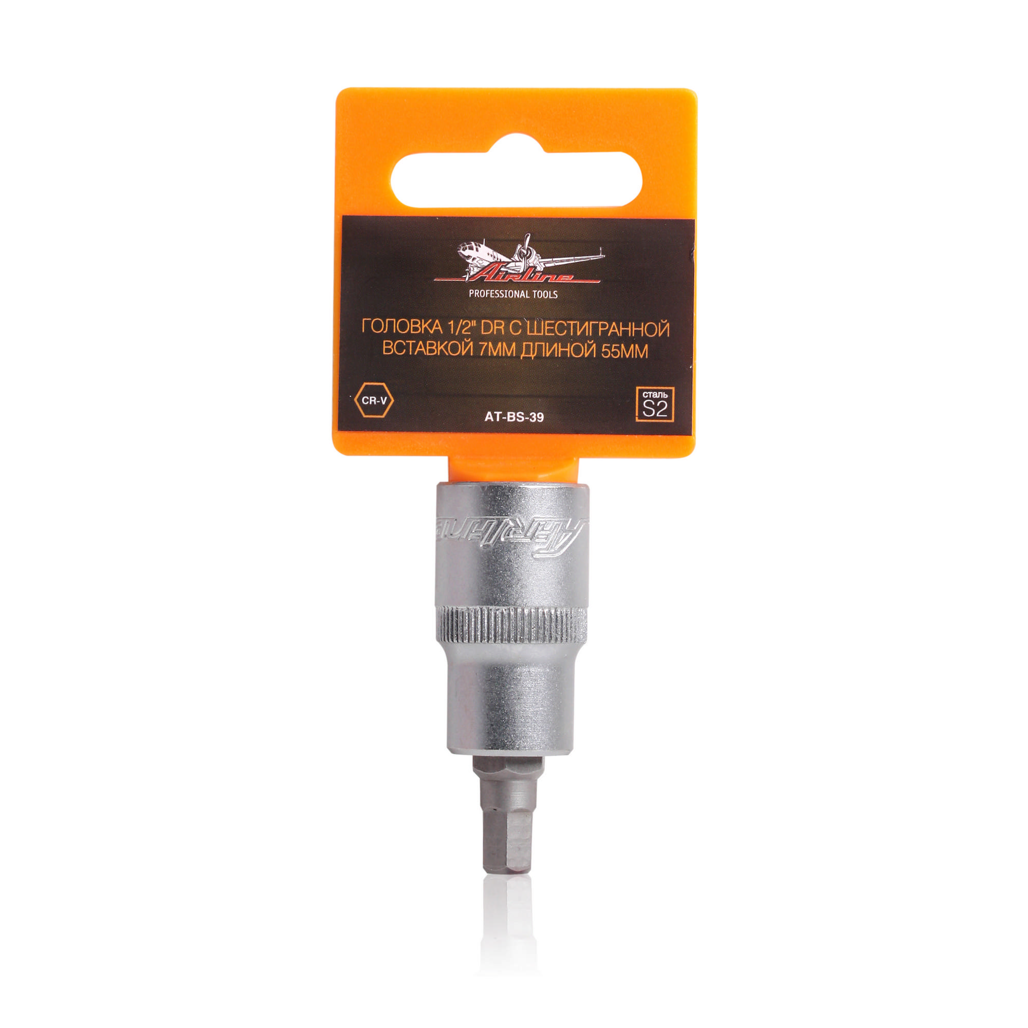 AIRLINE ATBS39 Головка 1/2 DR с шестигранной вставкой 7мм длиной 55мм (AT-BS-39)
AIRLINE ATBS39 Головка 1/2 DR с шестигранной вставкой 7мм длиной 55мм (AT-BS-39)