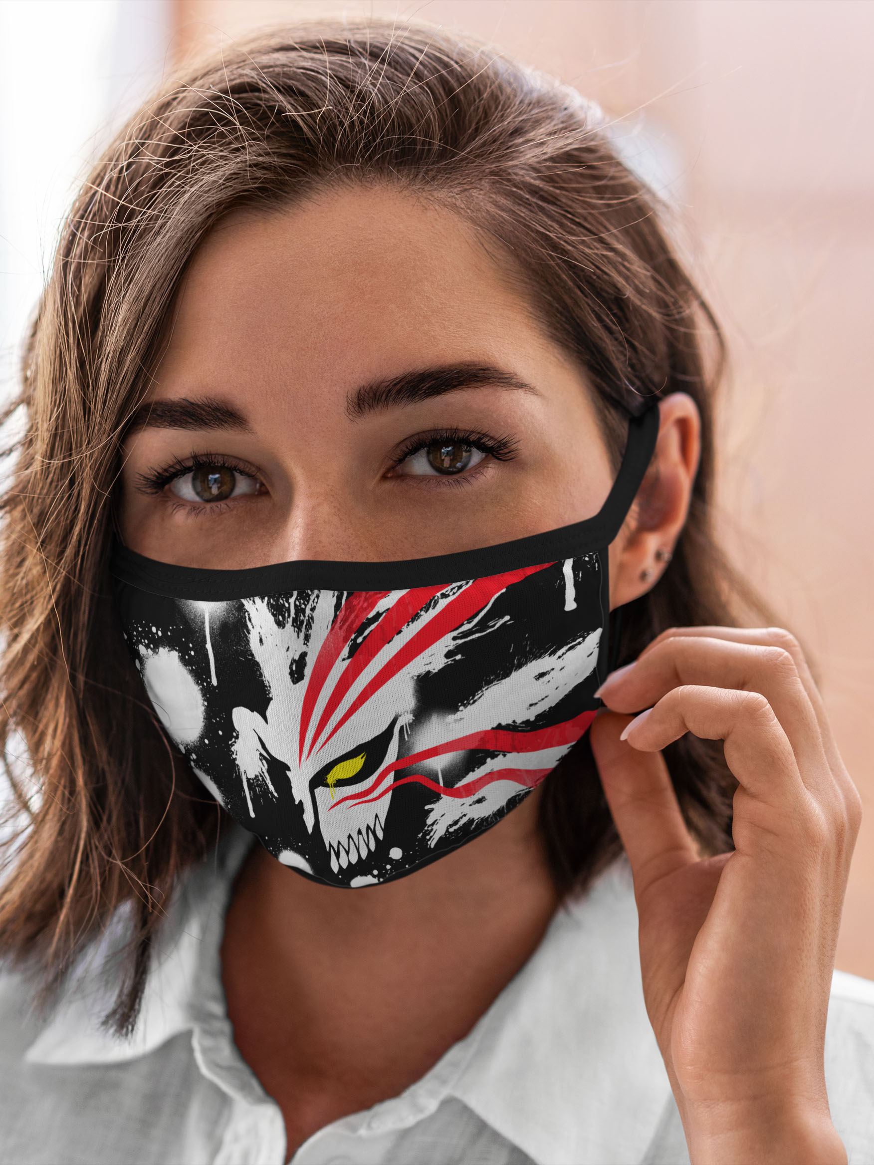 Многоразовая маска унисекс Burnettie Bleach Блич Маска Ичиго Пустого, Разноцветный, Bleach Блич Маска Ичиго Пустого
Многоразовая маска унисекс Burnettie Bleach Блич Маска Ичиго Пустого, Разноцветный, Bleach Блич Маска Ичиго Пустого