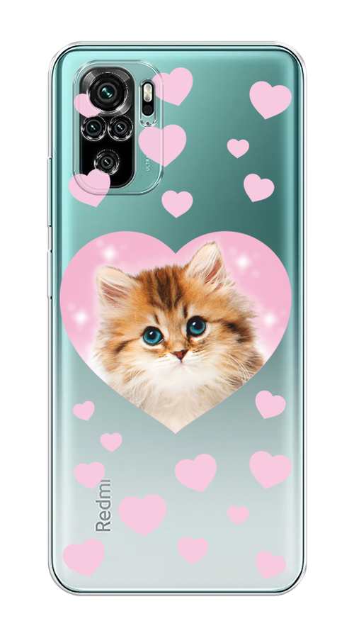 Чехол на Xiaomi Redmi Note 10 "Котенок в сердце", Розовый;оранжевый;белый;прозрачный, 39750-1
Чехол на Xiaomi Redmi Note 10 "Котенок в сердце", Розовый;оранжевый;белый;прозрачный, 39750-1