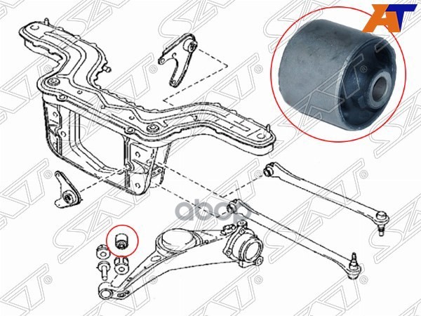 SAT ST-E112-28-460 Сайлентблок заднего продольного рычага FORD ESCAPE 01-06/ECOSPORT 14-/M
SAT ST-E112-28-460 Сайлентблок заднего продольного рычага FORD ESCAPE 01-06/ECOSPORT 14-/M