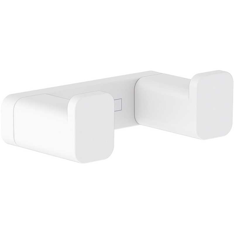 фото Hansgrohe двойной крючок hansgrohe addstoris 41755700 белый матовый