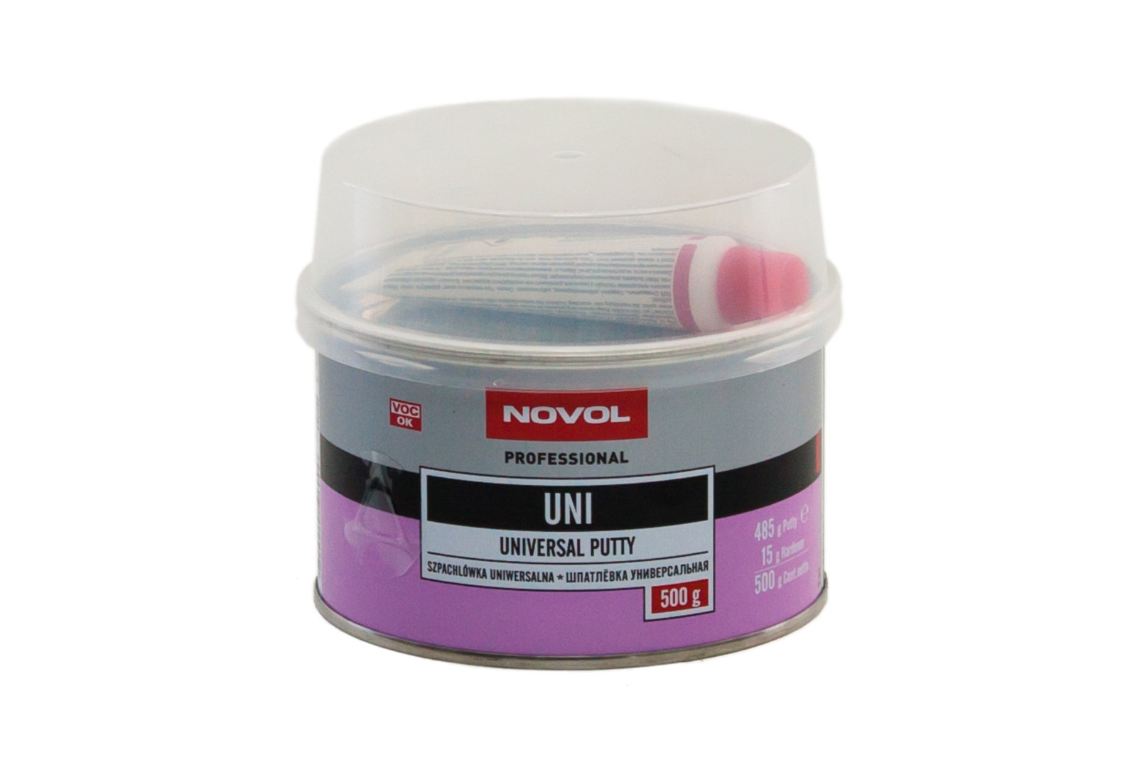 Шпатлёвка универсальная автомобильная Novol UNI Universal Putty 0,5 кг., Серый, Шпатлёвка универсальная автомобильная Novol UNI Universal Putty 0,5 кг.
Шпатлёвка универсальная автомобильная Novol UNI Universal Putty 0,5 кг., Серый, Шпатлёвка универсальная автомобильная Novol UNI Universal Putty 0,5 кг.