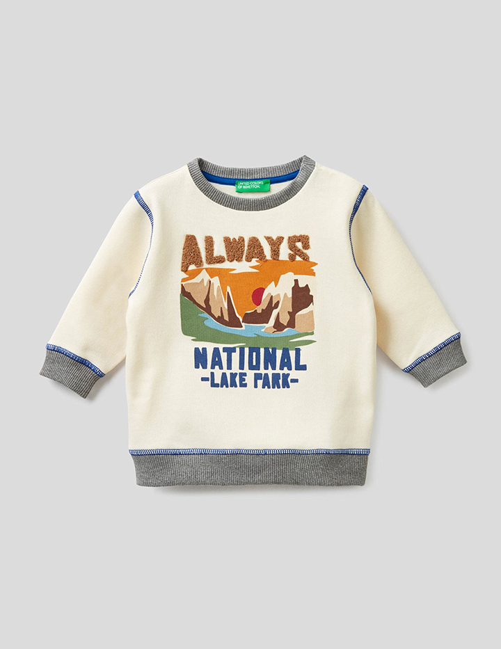 Свитшот детский United Colors of Benetton 21A_3J73C15FZ_02F бежевый р.XXS, 21A_3J73C15FZ_02F
Свитшот детский United Colors of Benetton 21A_3J73C15FZ_02F бежевый р.XXS, 21A_3J73C15FZ_02F
