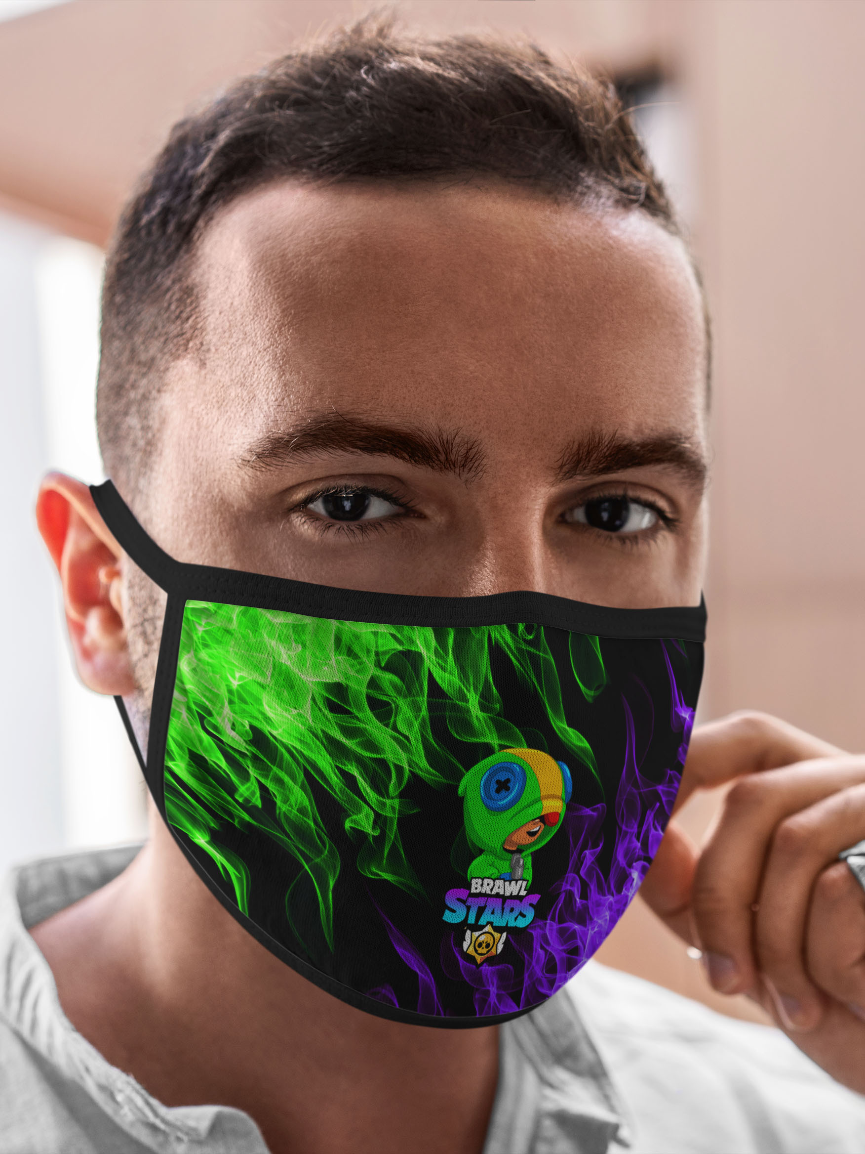 Многоразовая маска унисекс Burnettie Brawl Stars Leon, Разноцветный, Brawl Stars Leon
Многоразовая маска унисекс Burnettie Brawl Stars Leon, Разноцветный, Brawl Stars Leon