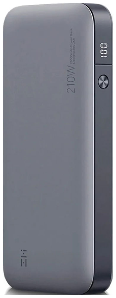 Внешний аккумулятор Zmi PowerPack No.20 25000 mAh 210W Type-C QB826G , серый, PowerPack No. 20 25000 mAh 210W Type-C Quick Charge 3.0 PD 3A QB826G серый
Внешний аккумулятор Zmi PowerPack No.20 25000 mAh 210W Type-C QB826G , серый, PowerPack No. 20 25000 mAh 210W Type-C Quick Charge 3.0 PD 3A QB826G серый