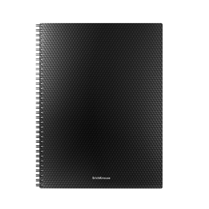 Тетрадь А4, 80 л в клетку на спирали ErichKrause Total Black, пластиковая обложка, блок оф
Тетрадь А4, 80 л в клетку на спирали ErichKrause Total Black, пластиковая обложка, блок оф