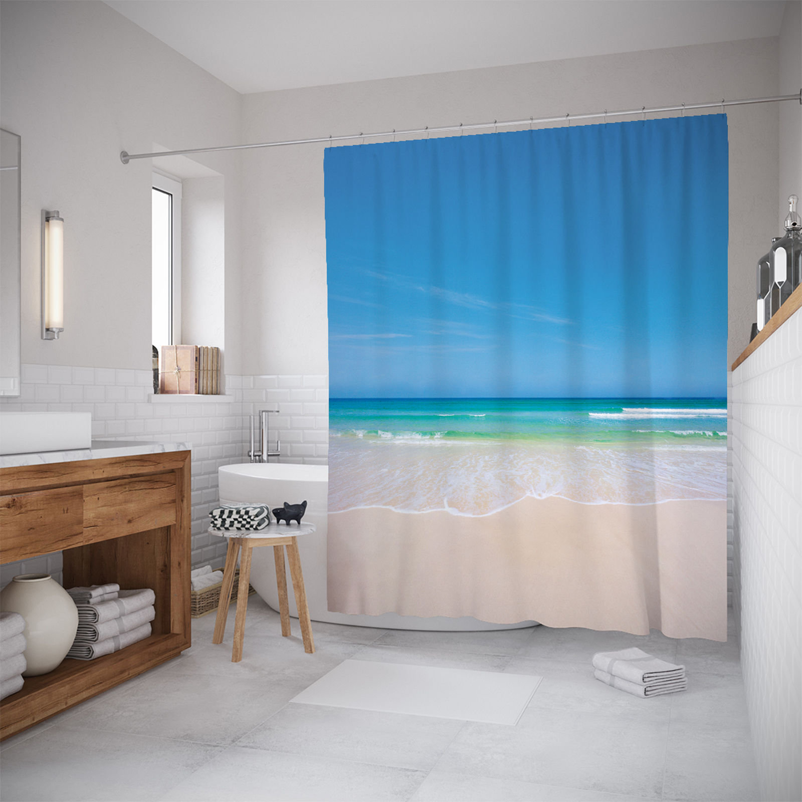 Штора для ванной JoyArty «Волна поет» 180x200, Синий
Штора для ванной JoyArty «Волна поет» 180x200, Синий