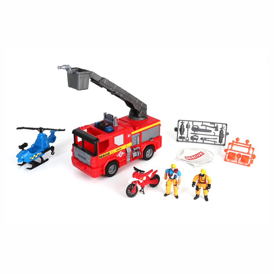 фото Игровой набор chap mei спасательная пожарная машина
