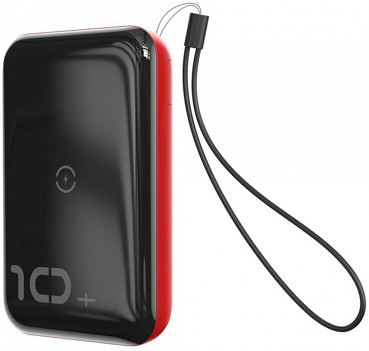 Внешний аккумулятор Baseus Mini S Bracket 10W Wireless Charger 10000mAh Black/Red, Mini S Bracket 10W Wireless Charger 10000mAh
Внешний аккумулятор Baseus Mini S Bracket 10W Wireless Charger 10000mAh Black/Red, Mini S Bracket 10W Wireless Charger 10000mAh