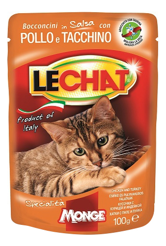 Влажный корм для кошек Lechat, с курицей и индейкой, 24шт по 100г, с курицей и индейкой, 100 г
Влажный корм для кошек Lechat, с курицей и индейкой, 24шт по 100г, с курицей и индейкой, 100 г