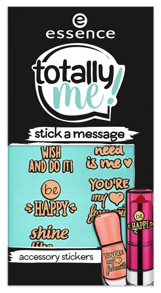 Наклейки essence Totally Me! Stick A Message Accessory Stickers 02, totally Me! Stick A Message Accessory Stickers 02
Наклейки essence Totally Me! Stick A Message Accessory Stickers 02, totally Me! Stick A Message Accessory Stickers 02