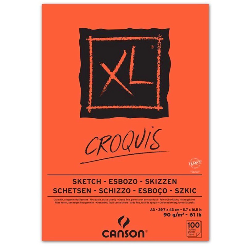 Альбом для графики Canson XL Croquis, Слоновая кость, 29,7х42см, склейка 100 листов
Альбом для графики Canson XL Croquis, Слоновая кость, 29,7х42см, склейка 100 листов