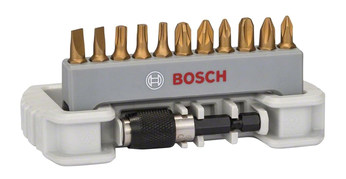 Набор бит для дрелей, шуруповертов Bosch 2608522127, набор бит-12 PH,PZ1,T,S+быстросмен держ
Набор бит для дрелей, шуруповертов Bosch 2608522127, набор бит-12 PH,PZ1,T,S+быстросмен держ