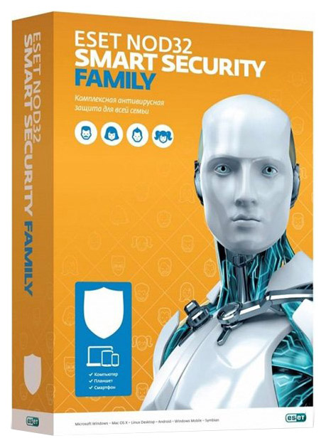 Антивирус Eset NOD32 Smart Security Family 3 устройства, 1 год, NOD32 Smart Security Family
Антивирус Eset NOD32 Smart Security Family 3 устройства, 1 год, NOD32 Smart Security Family