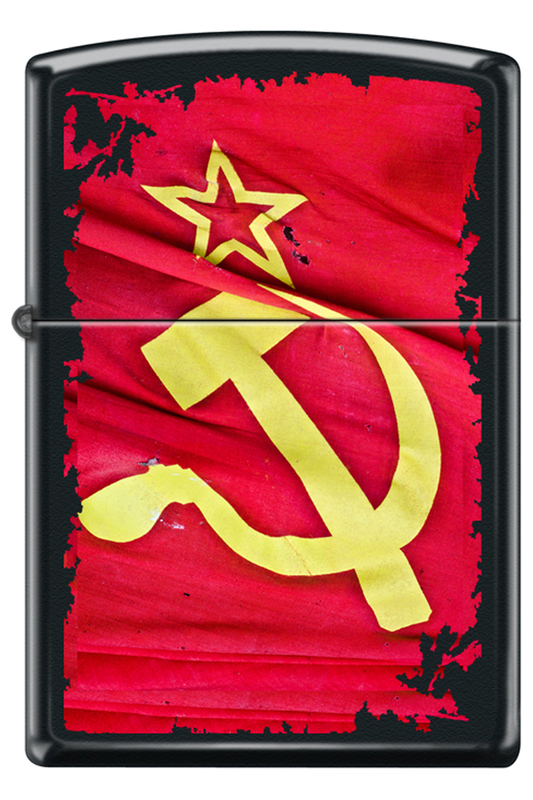 Бензиновая зажигалка Zippo Soviet Flag Sickle Black Matte, Черный;красный;желтый, Soviet Flag Sickle
Бензиновая зажигалка Zippo Soviet Flag Sickle Black Matte, Черный;красный;желтый, Soviet Flag Sickle