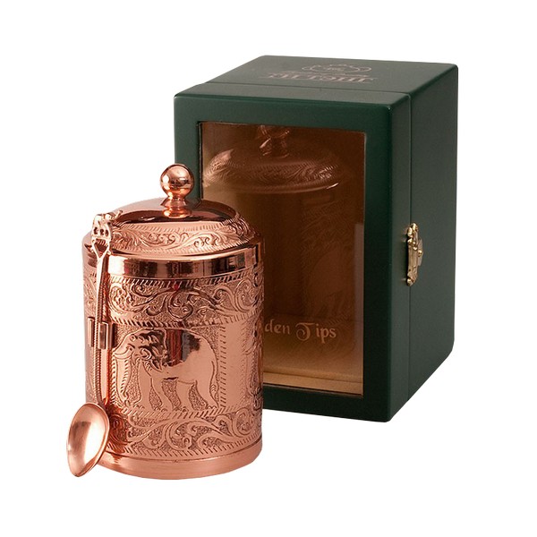 Чай зеленый Ти Тэнг золотые типсы в чайнице 50 г
Чай зеленый Ти Тэнг золотые типсы в чайнице 50 г