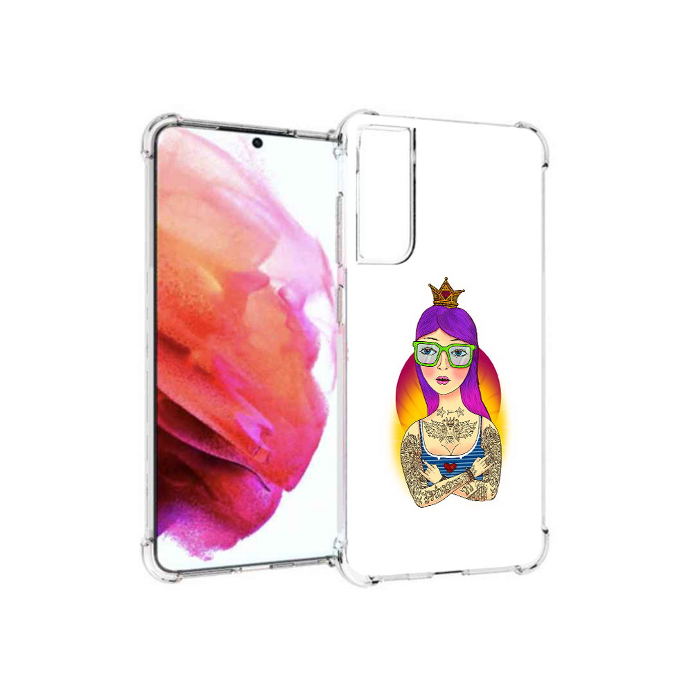 Чехол MyPads Tocco для Samsung Galaxy S21 FE девушка в татуировках с короной, Прозрачный, Tocco
Чехол MyPads Tocco для Samsung Galaxy S21 FE девушка в татуировках с короной, Прозрачный, Tocco