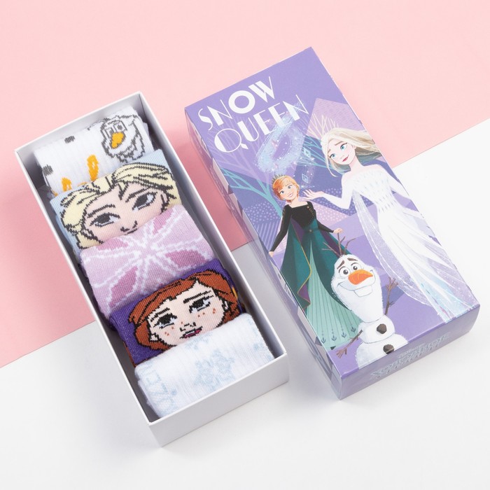 Набор носков "Snow Queen" Холодное сердце, 5 пар, 18-20 см, Разноцветный, Холодное сердце
Набор носков "Snow Queen" Холодное сердце, 5 пар, 18-20 см, Разноцветный, Холодное сердце
