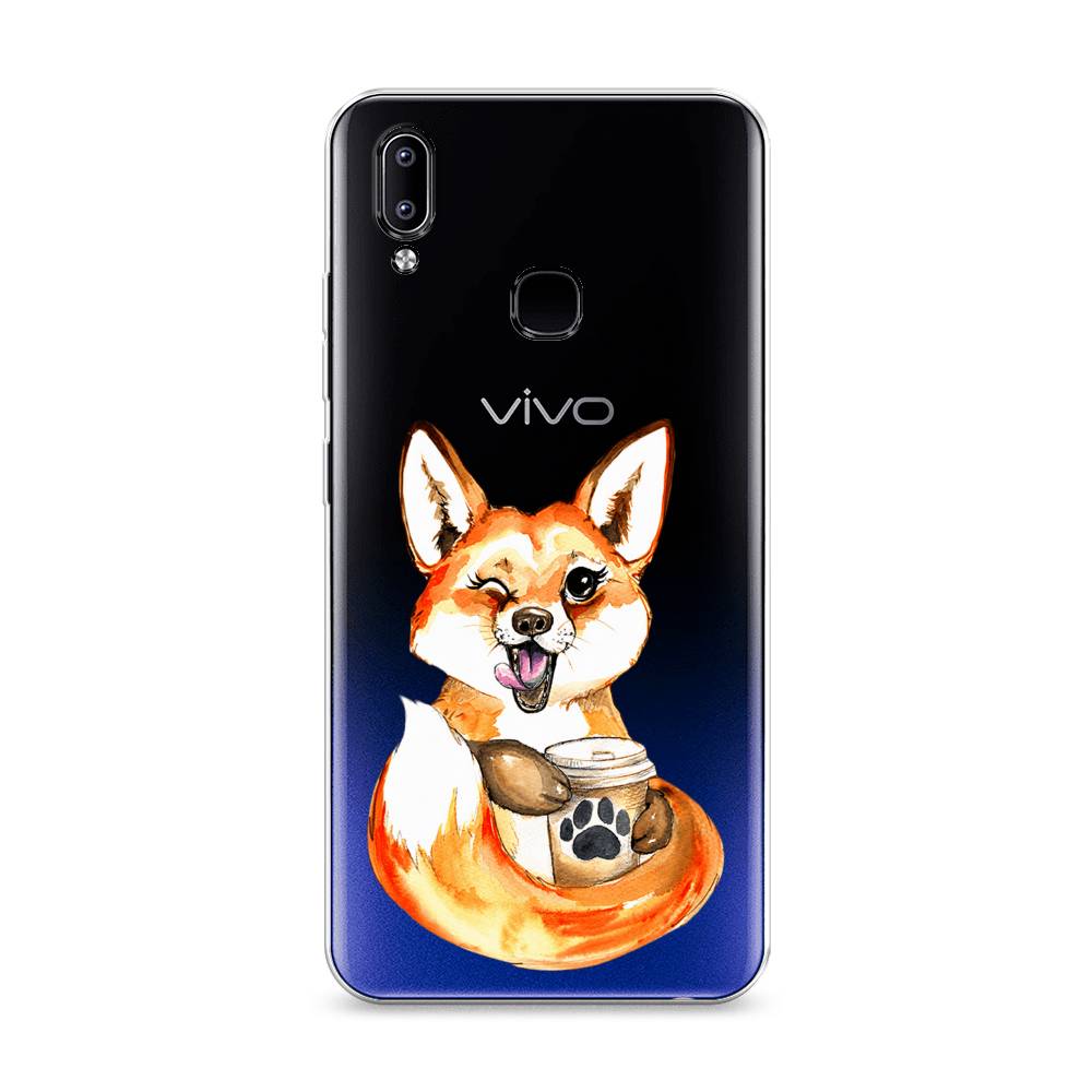 Чехол для Vivo Y93/Y93 lite "Подмигивающая лиса с кофе", Оранжевый;белый;коричневый, 262950-4
Чехол для Vivo Y93/Y93 lite "Подмигивающая лиса с кофе", Оранжевый;белый;коричневый, 262950-4