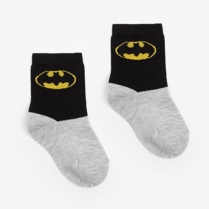 Носки детские «Batman», цвет чёрный/серый, размер 14 (23-25), Одежда и текстиль «DC Comics»
Носки детские «Batman», цвет чёрный/серый, размер 14 (23-25), Одежда и текстиль «DC Comics»
