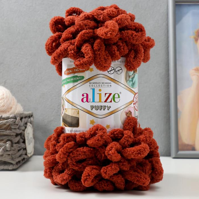 Пряжа "Puffy" 100 % микрополиэстер 9м/100г (597 керамика), Красный, Пряжа для вязания "Puffy" 
Пряжа "Puffy" 100 % микрополиэстер 9м/100г (597 керамика), Красный, Пряжа для вязания "Puffy"
