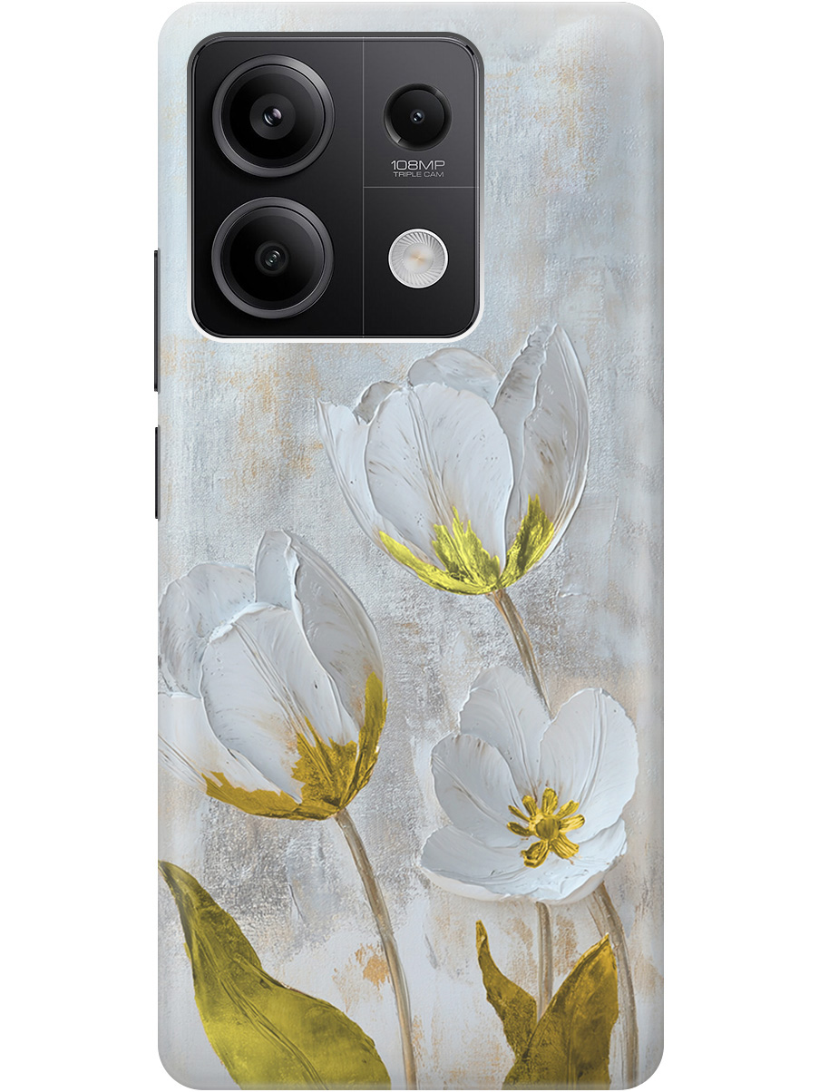 Силиконовый чехол на Xiaomi Redmi Note 13 5g с принтом "Белые тюльпаны" прозрачный, Прозрачный;белый;серый;золотистый, 776587023
Силиконовый чехол на Xiaomi Redmi Note 13 5g с принтом "Белые тюльпаны" прозрачный, Прозрачный;белый;серый;золотистый, 776587023