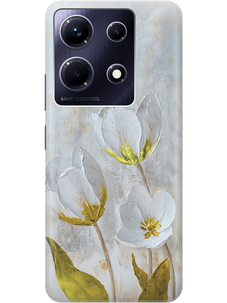 Силиконовый чехол на Infinix Note 30 с принтом "Белые тюльпаны" прозрачный, Прозрачный;белый;серый;золотистый, 773943723
Силиконовый чехол на Infinix Note 30 с принтом "Белые тюльпаны" прозрачный, Прозрачный;белый;серый;золотистый, 773943723