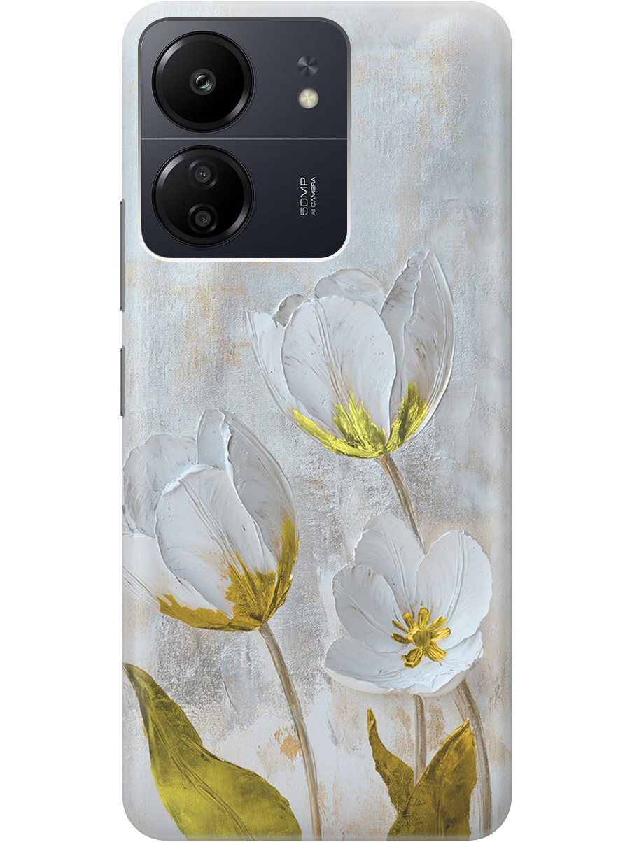 Силиконовый чехол на Xiaomi Redmi 13C, Poco C65 с принтом "Белые тюльпаны" прозрачный, Прозрачный;белый;серый;золотистый, 777767723
Силиконовый чехол на Xiaomi Redmi 13C, Poco C65 с принтом "Белые тюльпаны" прозрачный, Прозрачный;белый;серый;золотистый, 777767723