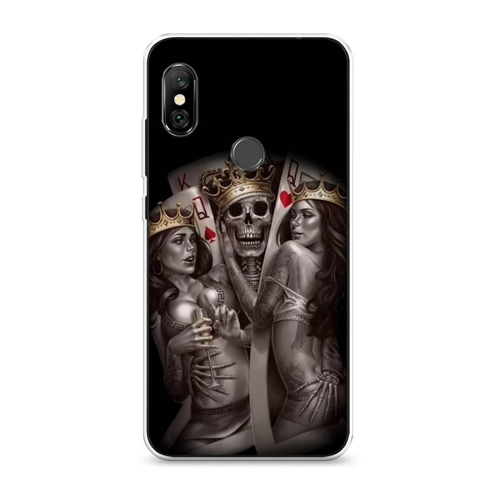 Чехол на Xiaomi Redmi Note 6 Pro "Карты король и королевы", Серый;желтый, 34650-6
Чехол на Xiaomi Redmi Note 6 Pro "Карты король и королевы", Серый;желтый, 34650-6