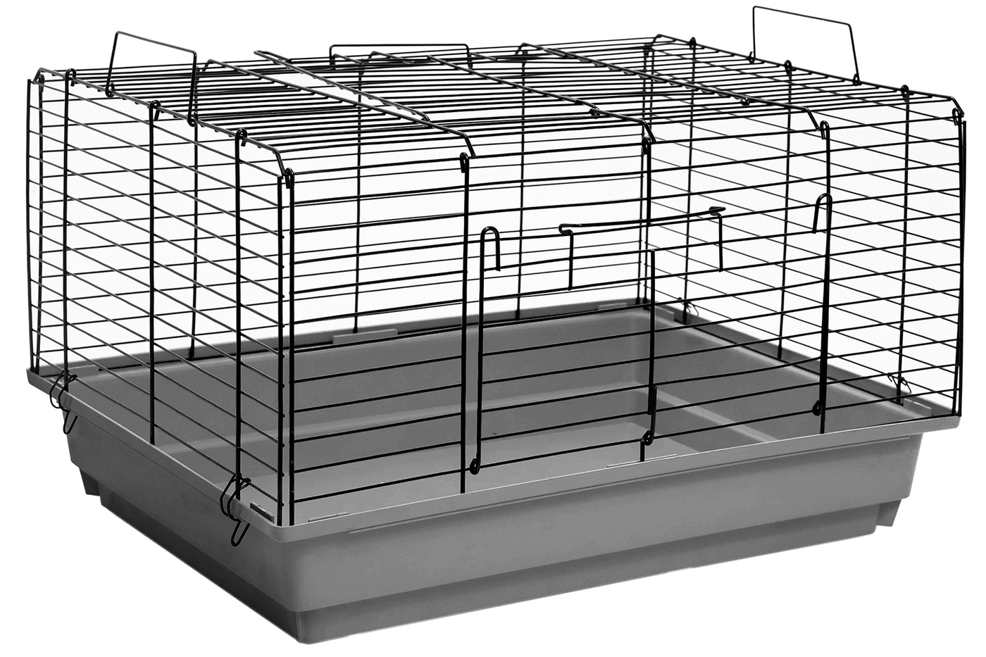 Клетка для кроликов PetTails, складная, шаг прута 18мм, 58см*40см*36см, серый, черный, 4161
Клетка для кроликов PetTails, складная, шаг прута 18мм, 58см*40см*36см, серый, черный, 4161