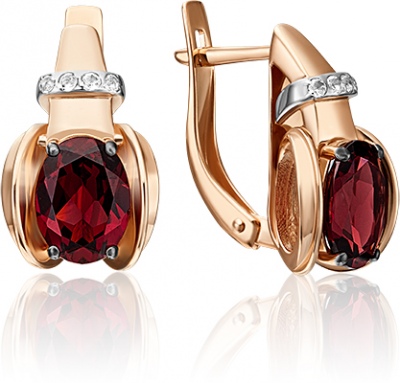 Серьги из красного золота с гранатом/топазом PLATINA jewelry 02-4430-00-264-1110-57, 02-4430-00-264-1110-57
Серьги из красного золота с гранатом/топазом PLATINA jewelry 02-4430-00-264-1110-57, 02-4430-00-264-1110-57