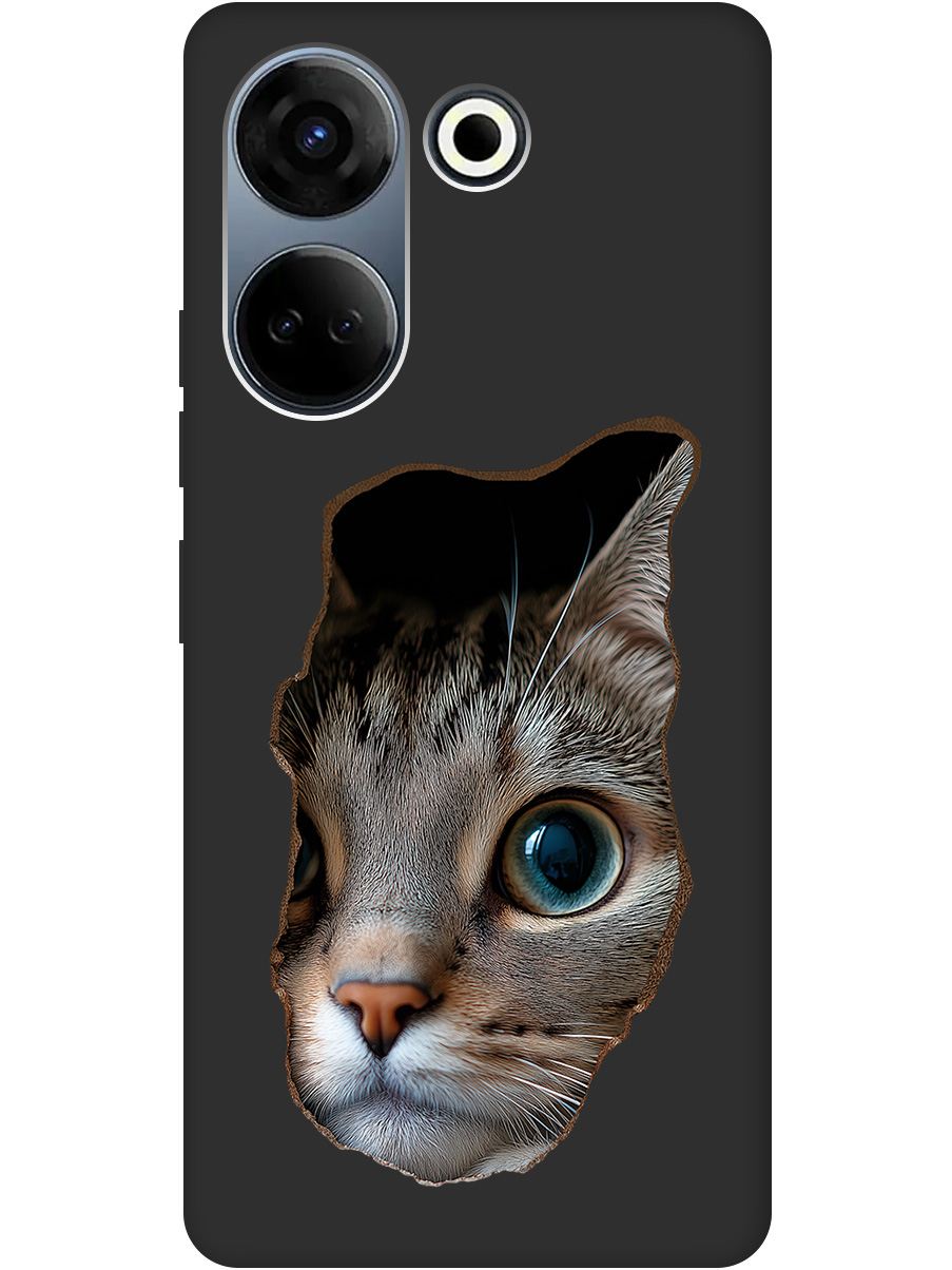 Силиконовый чехол на Tecno Camon 20/20 Pro с принтом "Котик в стене" матовый черный, Черный;коричневый;белый, 772566012
Силиконовый чехол на Tecno Camon 20/20 Pro с принтом "Котик в стене" матовый черный, Черный;коричневый;белый, 772566012