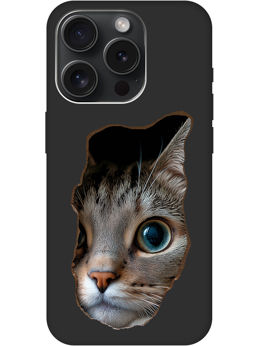 Силиконовый чехол на Apple iPhone 15 Pro с принтом "Котик в стене" матовый черный, Черный;коричневый;белый, 775148012
Силиконовый чехол на Apple iPhone 15 Pro с принтом "Котик в стене" матовый черный, Черный;коричневый;белый, 775148012
