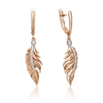 Серьги из комбинированного золота с фианитом PLATINA jewelry 02-4344-00-401-1111-23, 02-4344-00-401-1111-23
Серьги из комбинированного золота с фианитом PLATINA jewelry 02-4344-00-401-1111-23, 02-4344-00-401-1111-23