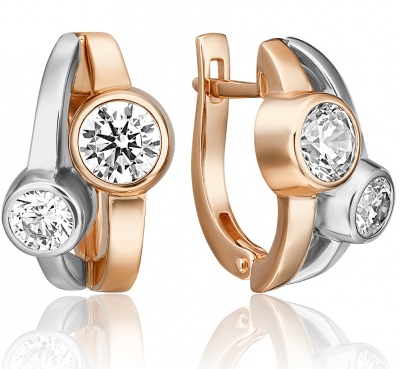 Серьги из комбинированного золота с фианитом PLATINA jewelry 02-4512-00-501-1111-38, 02-4512-00-501-1111-38
Серьги из комбинированного золота с фианитом PLATINA jewelry 02-4512-00-501-1111-38, 02-4512-00-501-1111-38