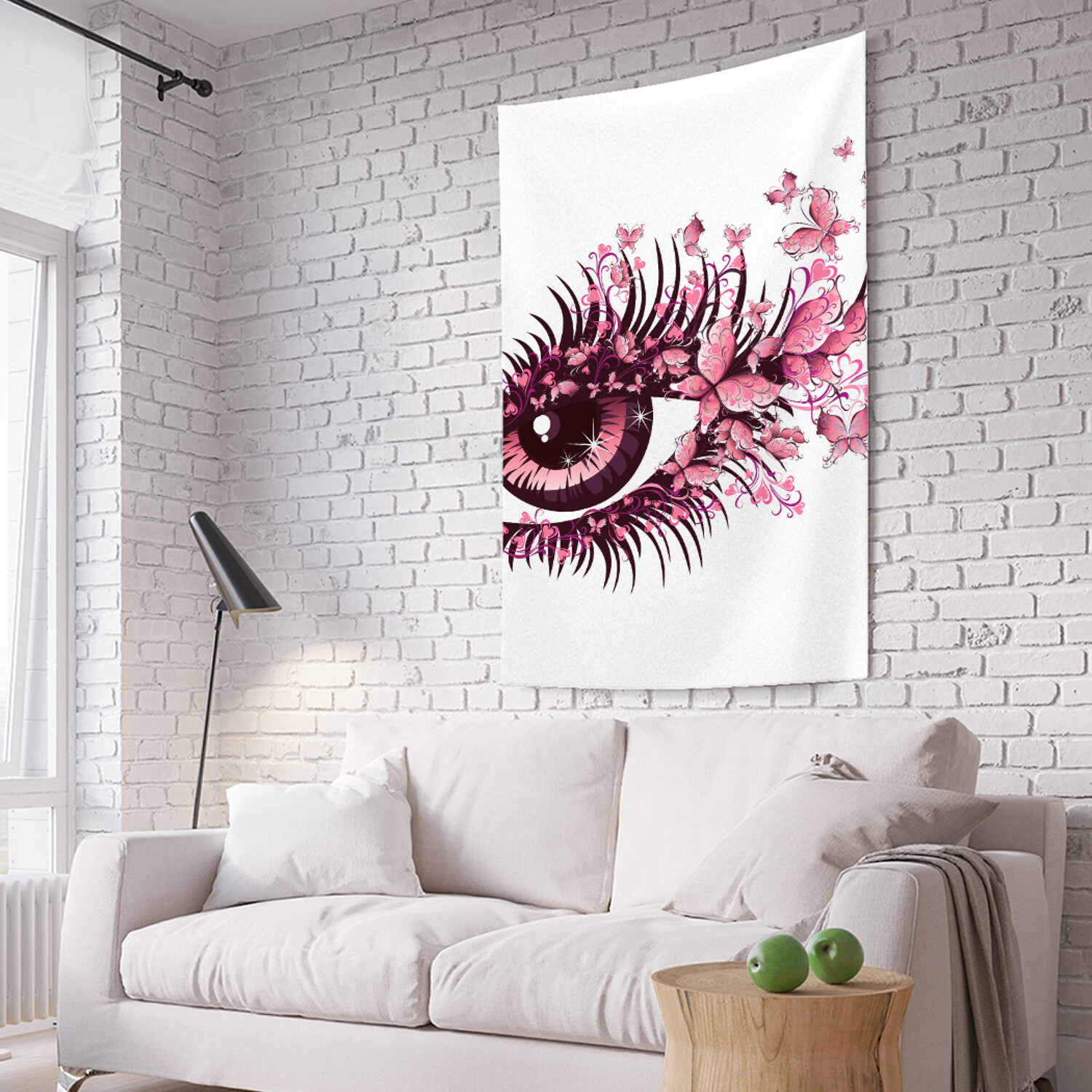Вертикальное фотопанно на стену JoyArty Ресницы с бабочками 150x200 см, Ресницы с бабочками
Вертикальное фотопанно на стену JoyArty Ресницы с бабочками 150x200 см, Ресницы с бабочками
