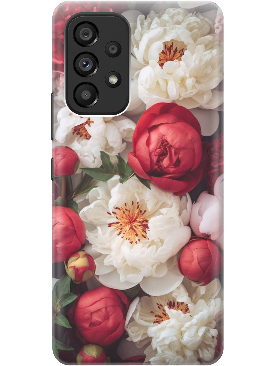 Силиконовый чехол на Samsung Galaxy A53 5G с рисунком "Красно-белые пионы", Белый;красный, 20000850
Силиконовый чехол на Samsung Galaxy A53 5G с рисунком "Красно-белые пионы", Белый;красный, 20000850