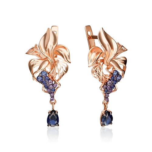 Серьги из красного золота с фианитом PLATINA jewelry 02-3873-01-404-1110-48, 02-3873-01-404-1110-48 
Серьги из красного золота с фианитом PLATINA jewelry 02-3873-01-404-1110-48, 02-3873-01-404-1110-48