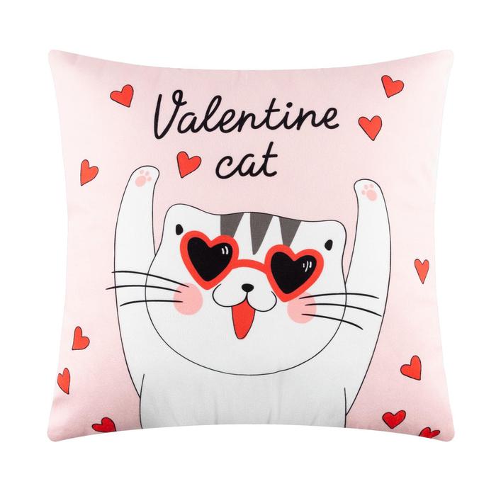 Подушка "Этель" Valentine cat, 40х40 см, велюр, 100% п/э, Разноцветный, 14 Февраля Этель
Подушка "Этель" Valentine cat, 40х40 см, велюр, 100% п/э, Разноцветный, 14 Февраля Этель