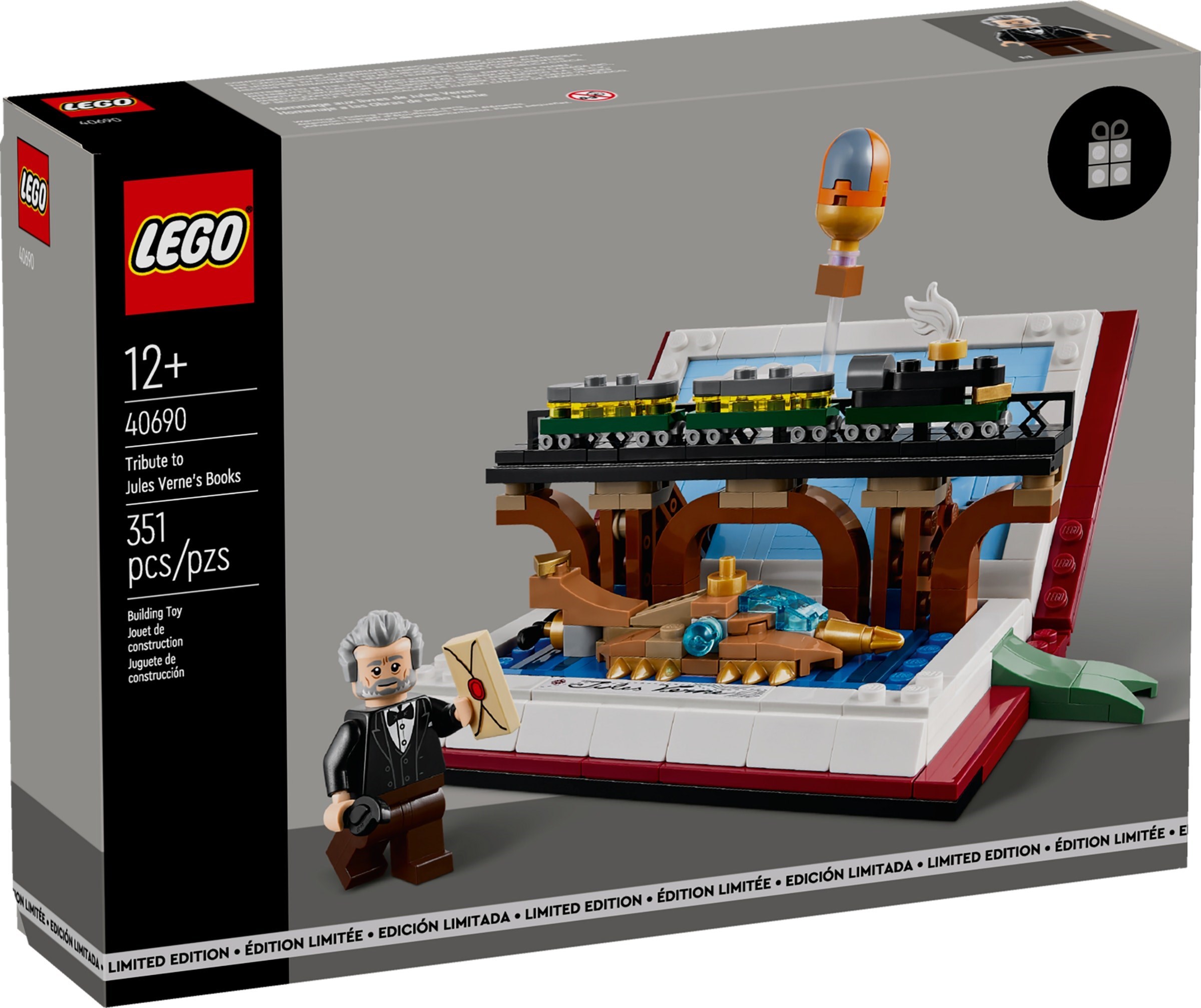 Конструктор Lego 40690 Promotional Дань уважения книгам Жюля Верна 351 деталь, Дань уважения книгам Жюля Верна
Конструктор Lego 40690 Promotional Дань уважения книгам Жюля Верна 351 деталь, Дань уважения книгам Жюля Верна