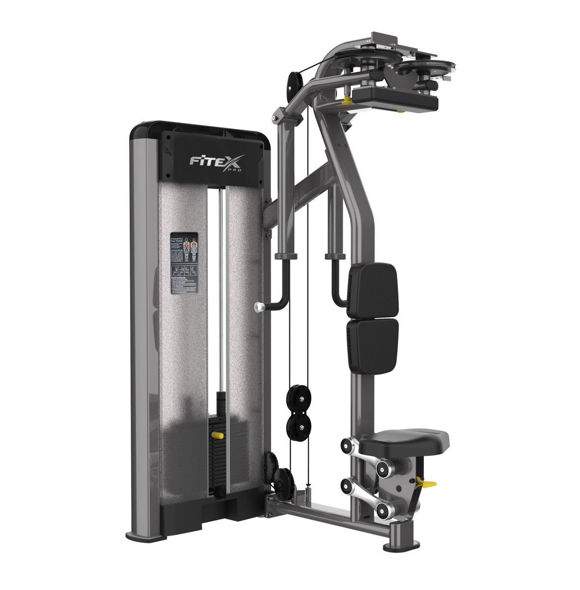 Тренажер для мышц груди и задних дельт FITEX FTX-61A09, Серебристый;черный, ftx-61a09
Тренажер для мышц груди и задних дельт FITEX FTX-61A09, Серебристый;черный, ftx-61a09