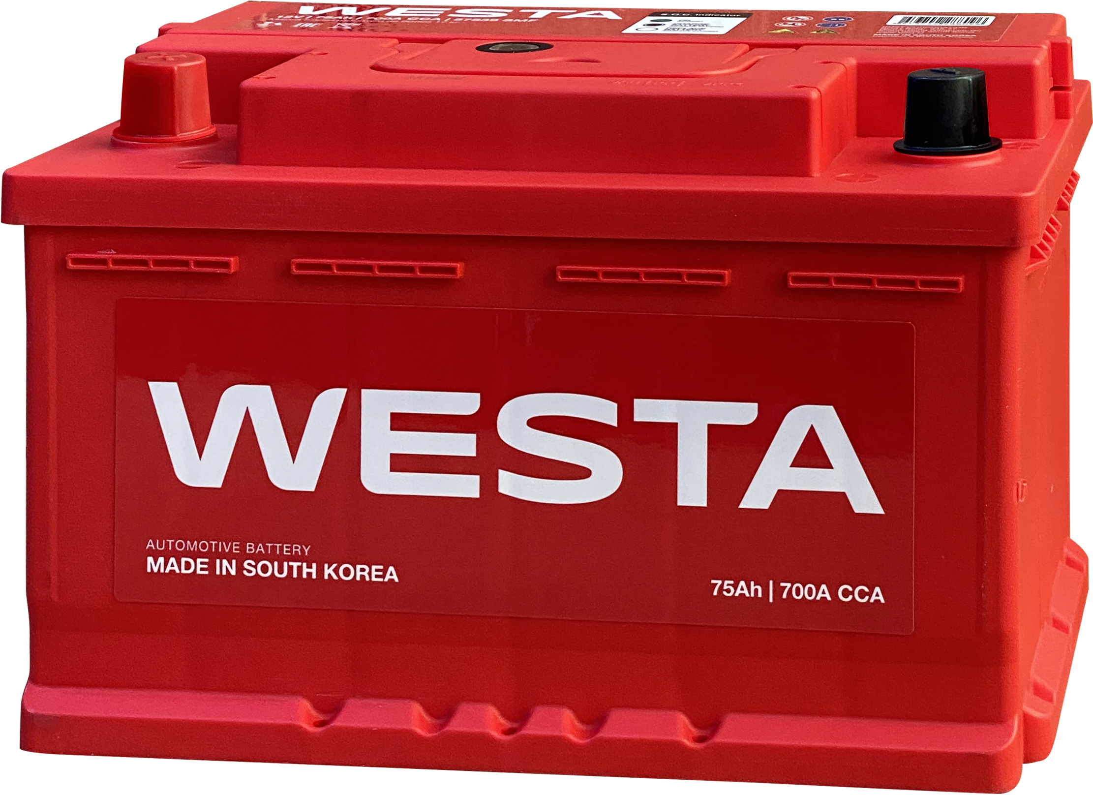 Аккумулятор для автомобиля WESTA Korea 57413 SMF 75 Ач 700 А прямая полярность, 57413 SMF
Аккумулятор для автомобиля WESTA Korea 57413 SMF 75 Ач 700 А прямая полярность, 57413 SMF