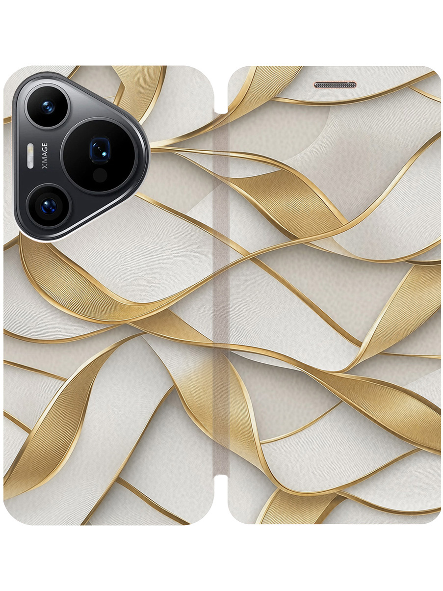 Чехол-книжка на Huawei Pura 70 Pro/70 Pro+ с принтом "Волны из золота" золотой, Белый;золотистый, 782625231
Чехол-книжка на Huawei Pura 70 Pro/70 Pro+ с принтом "Волны из золота" золотой, Белый;золотистый, 782625231