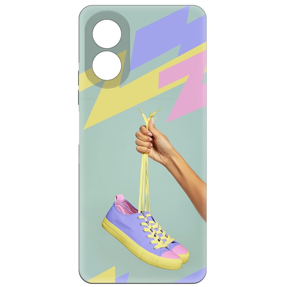 Чехол-накладка Krutoff Soft Case Кроссовки женские Цветные для Oppo A38 4G черный
Чехол-накладка Krutoff Soft Case Кроссовки женские Цветные для Oppo A38 4G черный