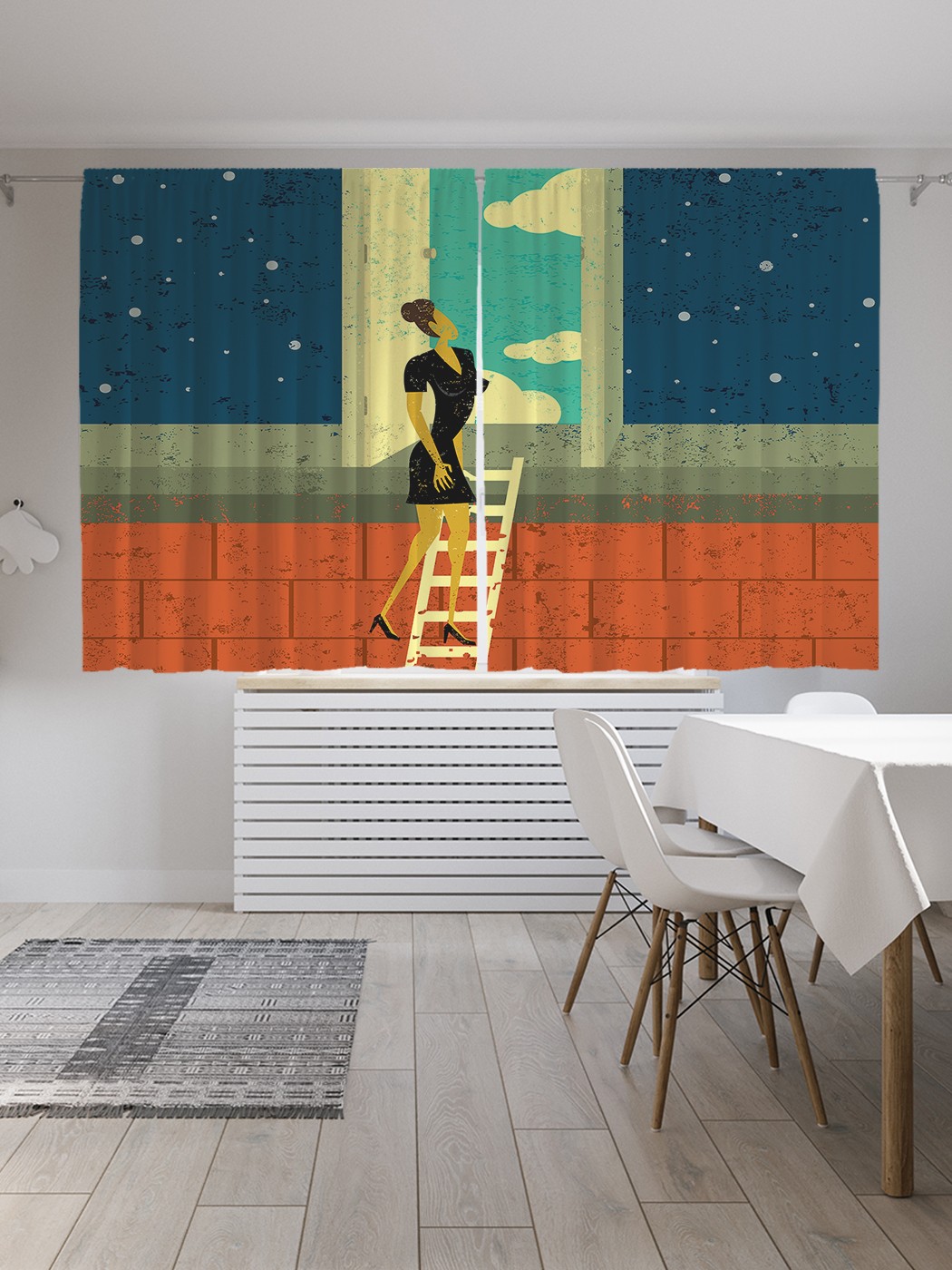 Классические шторы JoyArty "Лестница в небо", серия Oxford DeLux, 2 полотна 145x180 см, Лестница в небо
Классические шторы JoyArty "Лестница в небо", серия Oxford DeLux, 2 полотна 145x180 см, Лестница в небо