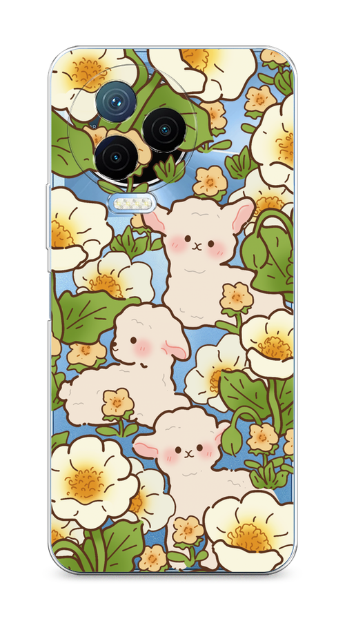 Чехол на Infinix Note 12 Pro 4G/Note 12 2023 "Овечки в цветах", Зеленый;бежевый, 3102250-1
Чехол на Infinix Note 12 Pro 4G/Note 12 2023 "Овечки в цветах", Зеленый;бежевый, 3102250-1