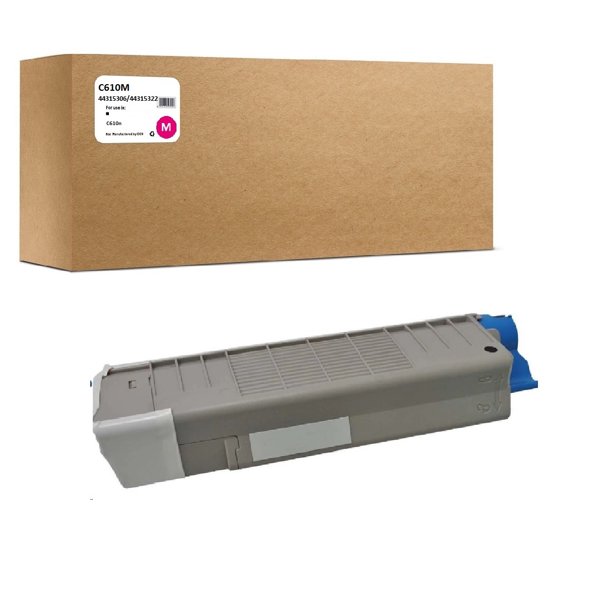 Картридж OEM C610M для OKI C610n 6K Magenta Compatible (совместимый), OEM OKI610M 44315306/44315322
Картридж OEM C610M для OKI C610n 6K Magenta Compatible (совместимый), OEM OKI610M 44315306/44315322