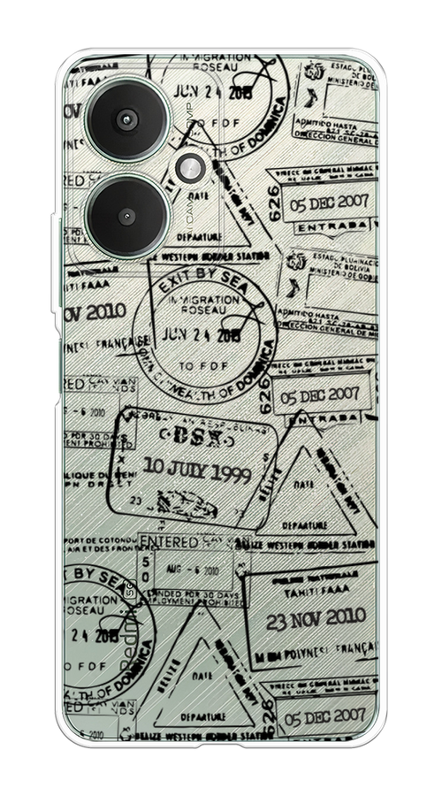 Чехол на Xiaomi Redmi 13C 5G/Redmi 13R 5G/Poco M6 5G "Visa stamps 2", Белый;черный;серый, 321450-1
Чехол на Xiaomi Redmi 13C 5G/Redmi 13R 5G/Poco M6 5G "Visa stamps 2", Белый;черный;серый, 321450-1