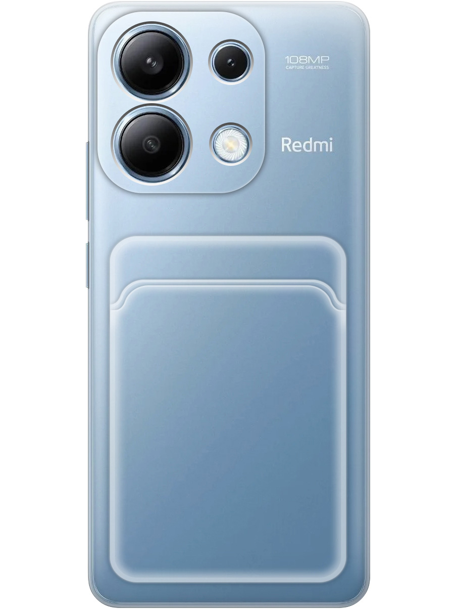 Силиконовый чехол на Xiaomi Redmi Note 13 4G с карманом для карты прозрачный, 782622831
Силиконовый чехол на Xiaomi Redmi Note 13 4G с карманом для карты прозрачный, 782622831